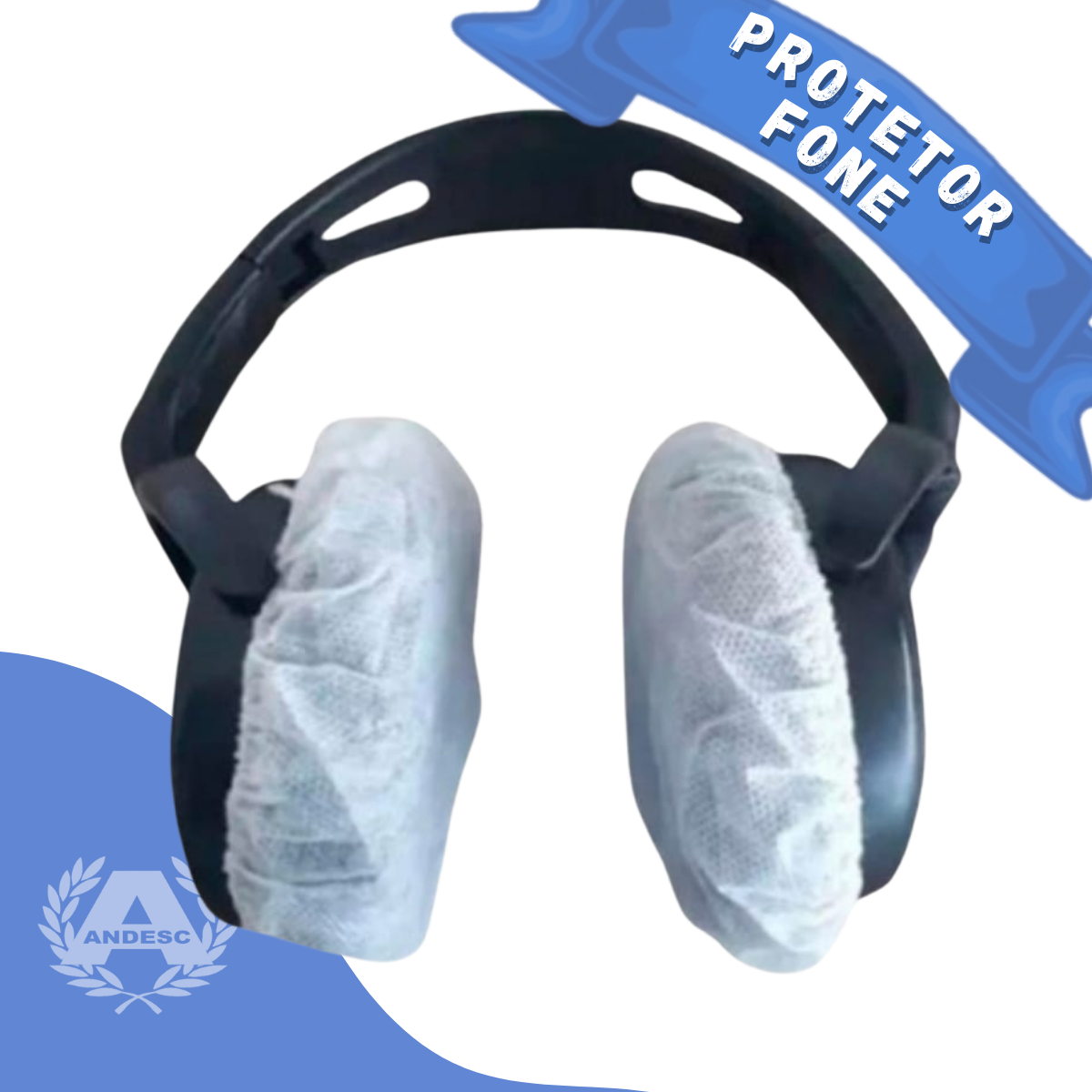 Protetor Descartável para Fones 10cm – 100 unidades